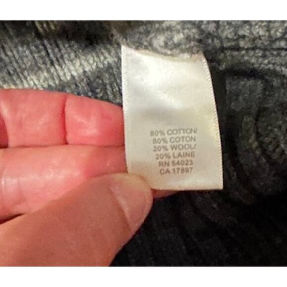 Banana Republic Factory Wool Blend Button Up Cowl Neck Womens Cardigan SZ M - Picture 7 of 9